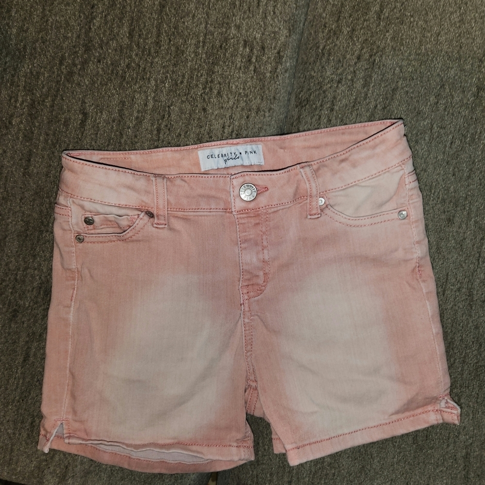 Celebrity Pink Women's Light Pink Jean Shorts